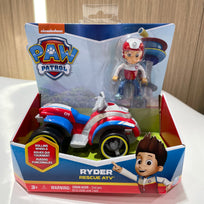 Original Paw Patrol Action Figure, Carro Veículo, Ryder Tracker, Perseguição Everest, Rex, Skye, Rocky, Marshall, Zuma, Birthday Gift Toy, 10 Tipos