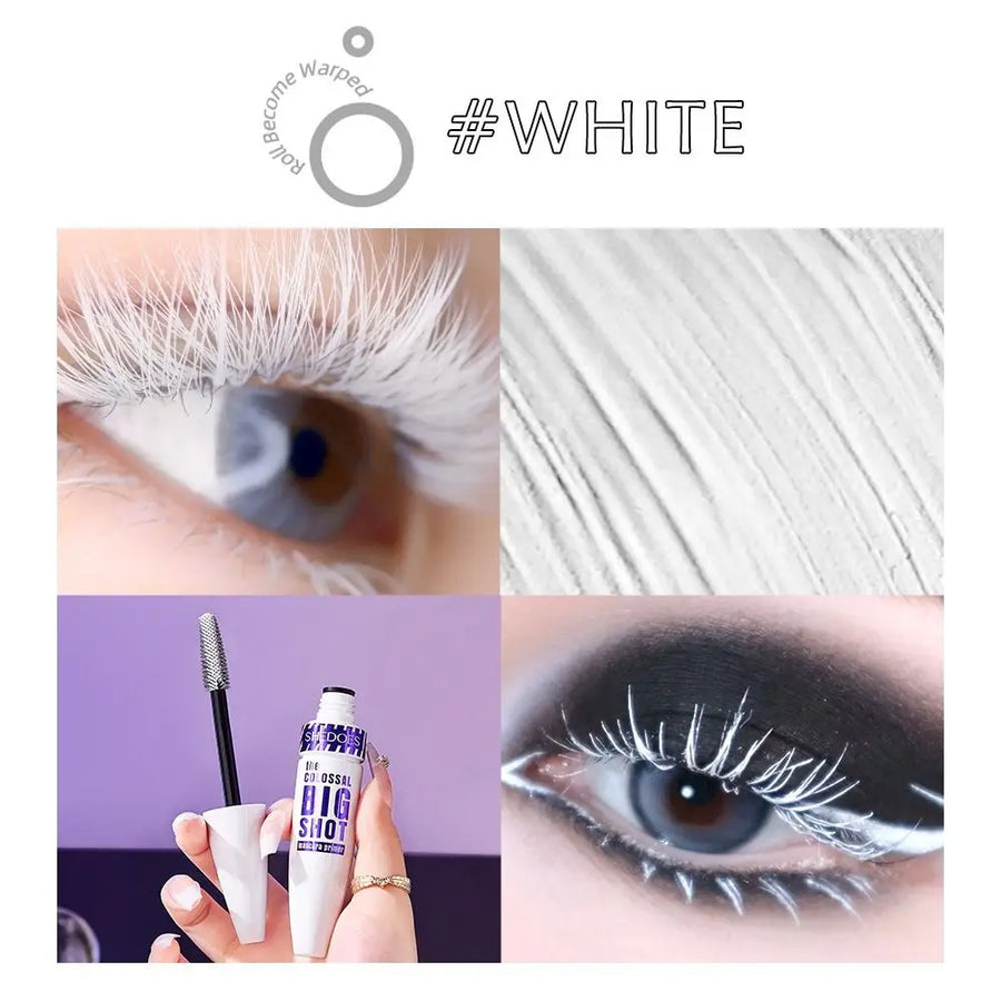 Impermeável White Mascara Primer, Eyelash Base Cream, Anti-Smudge, engrossar o alongamento, cosméticos Eye Makeup Tool