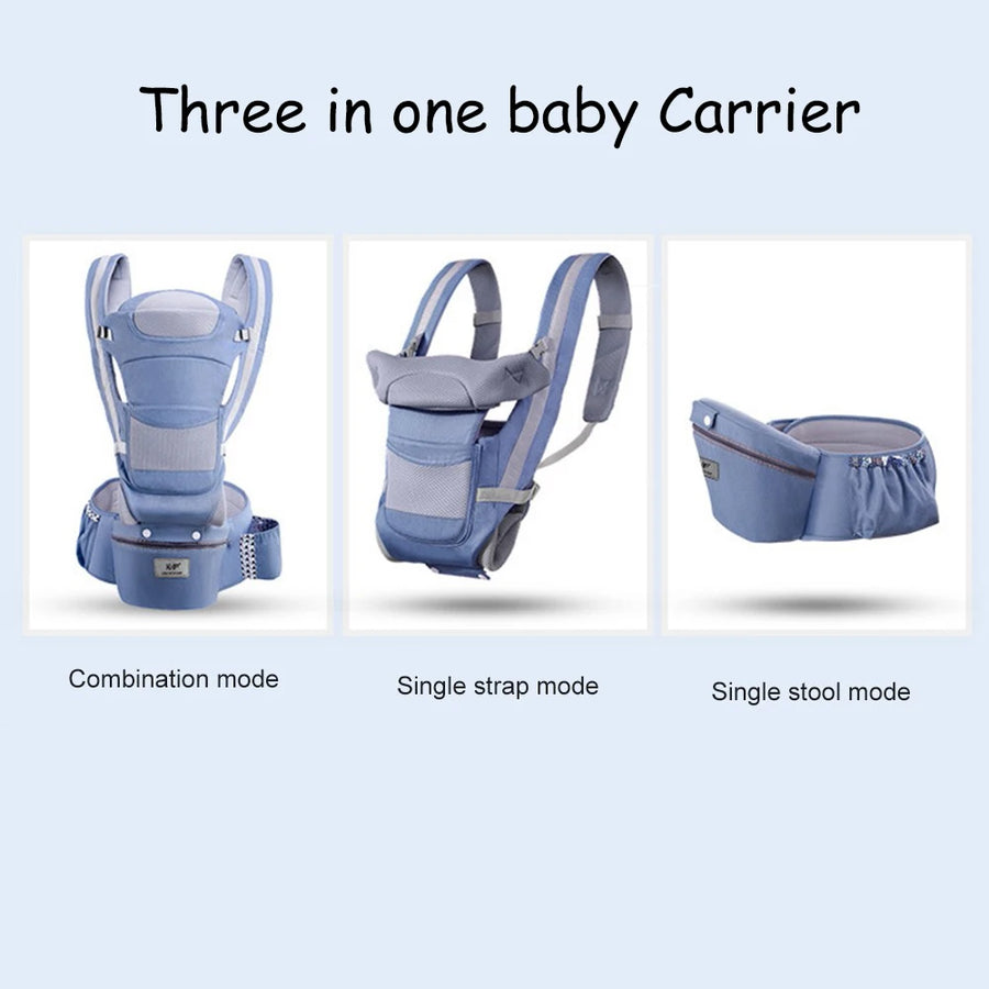 Ergonômico canguru bebê portador com frente enfrentando, envoltório Sling, mochila de viagem, infantil Hipseat, recém-nascido