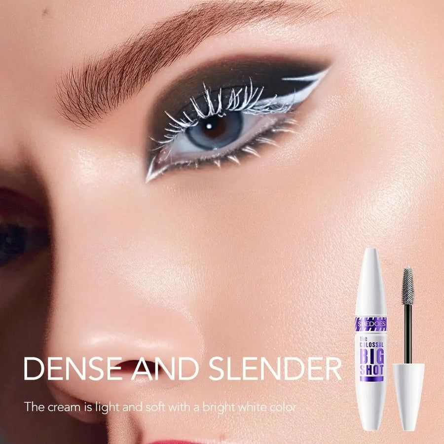 Impermeável White Mascara Primer, Eyelash Base Cream, Anti-Smudge, engrossar o alongamento, cosméticos Eye Makeup Tool